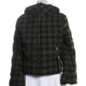 PERFECT MOMENT Houndstooth Print Padded Jacket